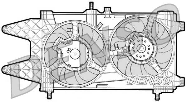 Ventola, raffreddamento motore DENSO DER09037