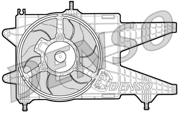 Ventola, raffreddamento motore DENSO DER09038