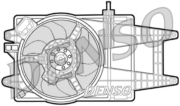 Ventola, raffreddamento motore DENSO DER09042