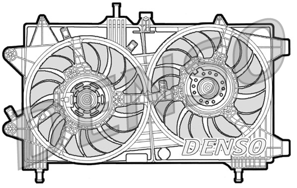 Ventola, raffreddamento motore DENSO DER09043