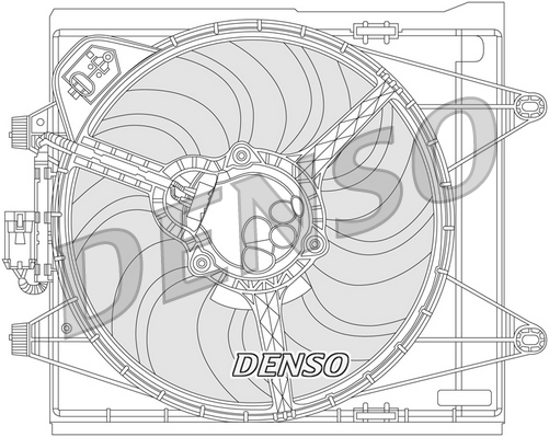Ventola, raffreddamento motore DENSO DER09051