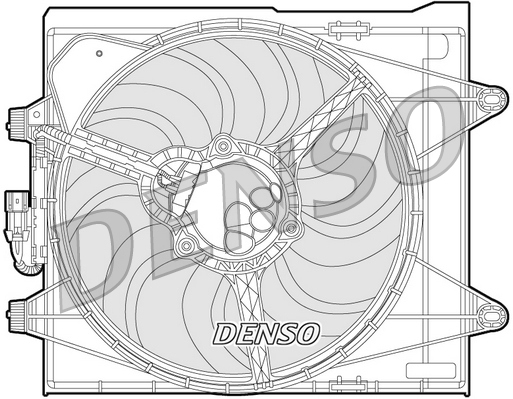 Ventola, raffreddamento motore DENSO DER09052