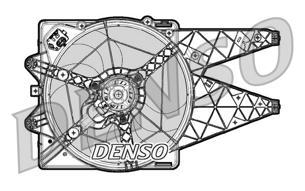 Ventola, raffreddamento motore DENSO DER09065