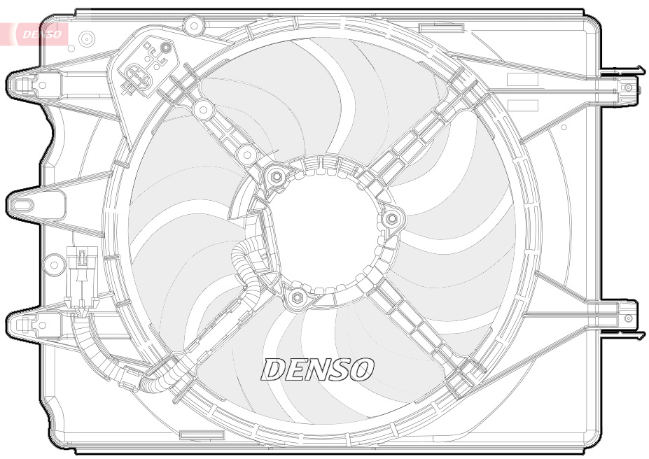 Ventola, raffreddamento motore DENSO DER09068