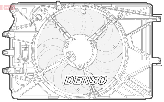 Ventola, raffreddamento motore DENSO DER09070
