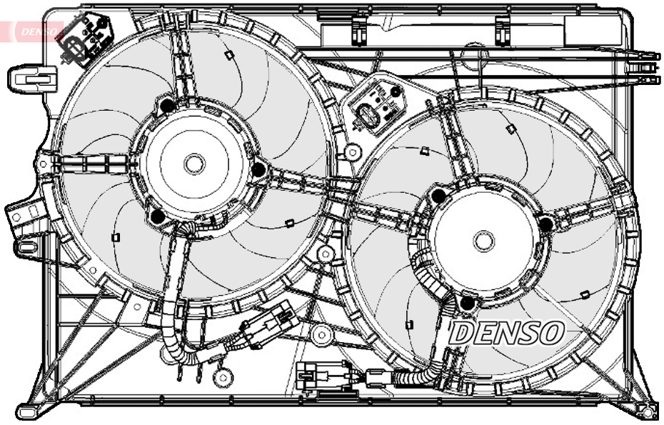 Ventola, raffreddamento motore DENSO DER09075