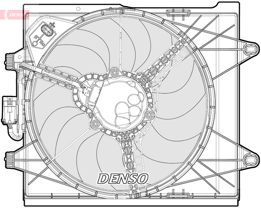 Ventola, raffreddamento motore DENSO DER09096