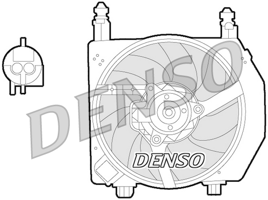 Ventola, raffreddamento motore DENSO DER10006