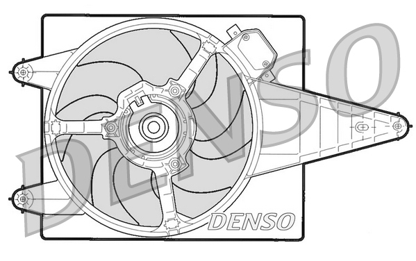 Ventola, raffreddamento motore DENSO DER13204