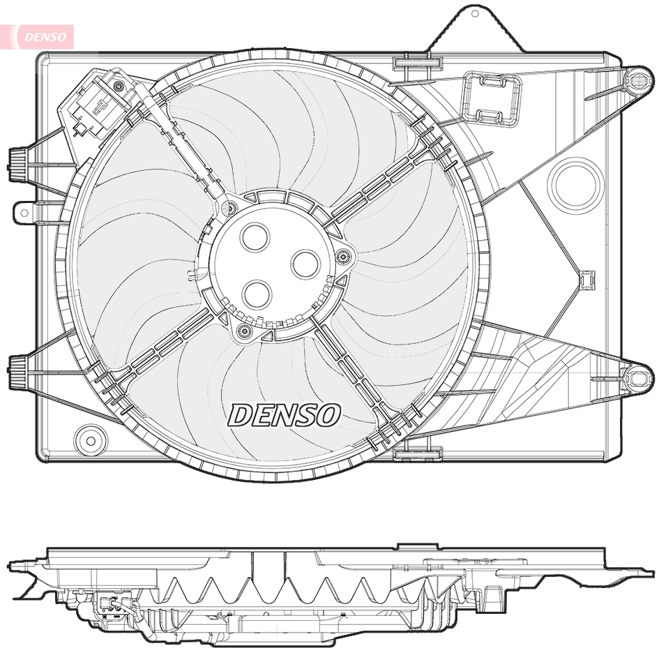 Ventola, raffreddamento motore DENSO DER15001