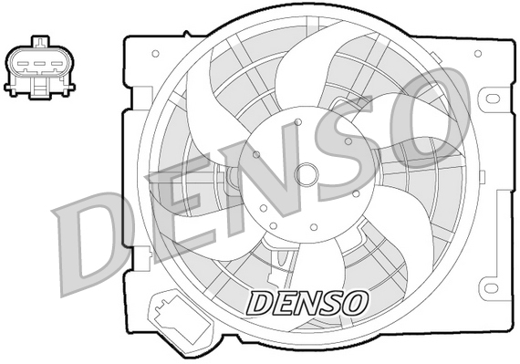 Ventola, raffreddamento motore DENSO DER20013