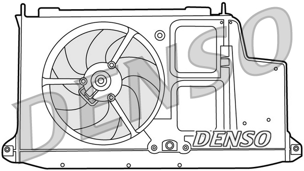 Ventola, raffreddamento motore DENSO DER21012