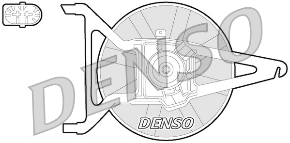 Ventola, raffreddamento motore DENSO DER21020