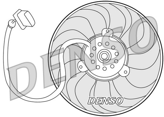 Ventola, raffreddamento motore DENSO DER32004