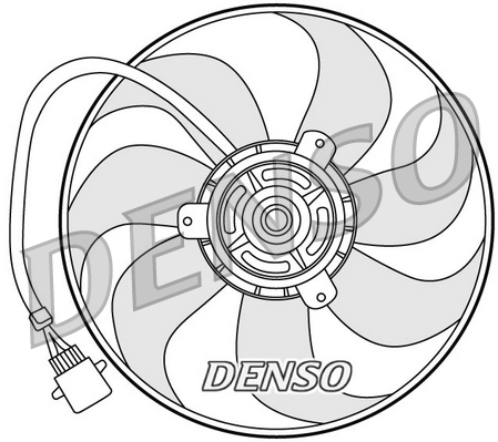 Ventola, raffreddamento motore DENSO DER32006