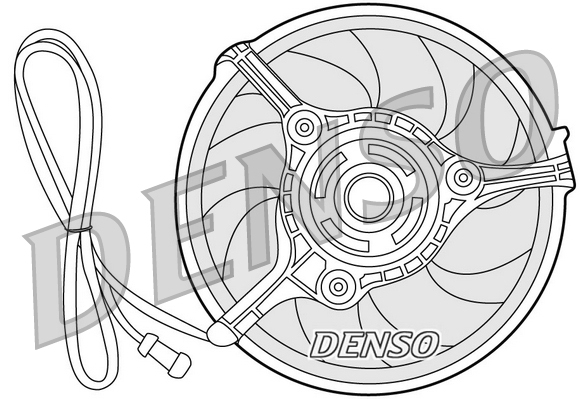 Ventola, raffreddamento motore DENSO DER32008