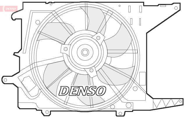 Ventola, raffreddamento motore DENSO DER37003