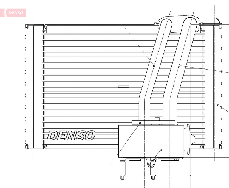 Evaporatore, climatizzatore DENSO DEV07005