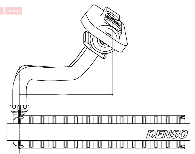 Evaporatore, climatizzatore DENSO DEV09020