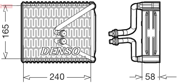 Evaporatore, climatizzatore DENSO DEV09080
