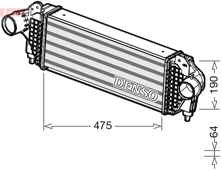 Intercooler DENSO DIT01005