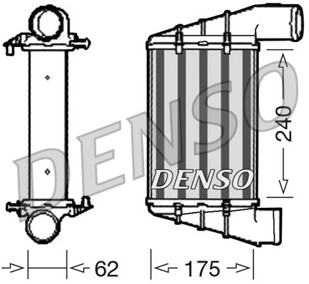 Intercooler DENSO DIT02001