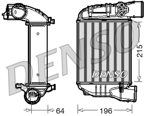 Intercooler DENSO DIT02003