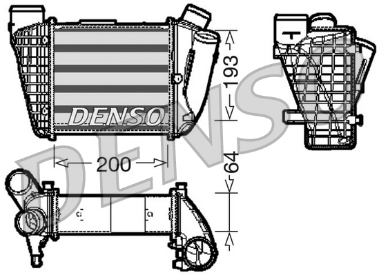 Intercooler DENSO DIT02004