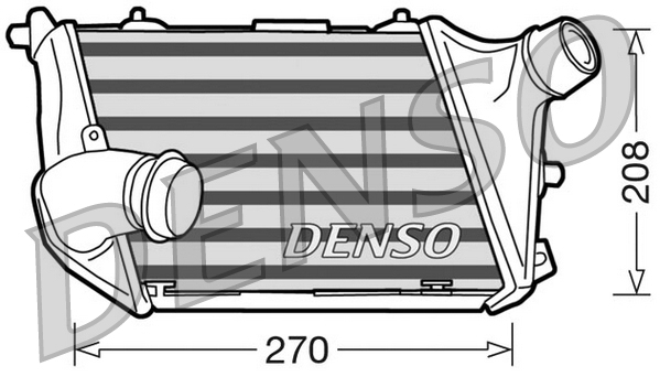 Intercooler DENSO DIT02015