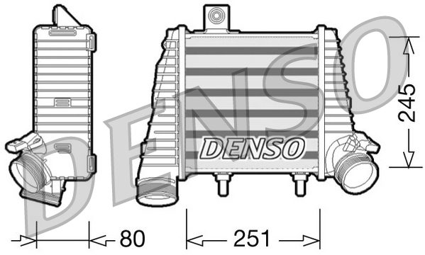 Intercooler DENSO DIT02016