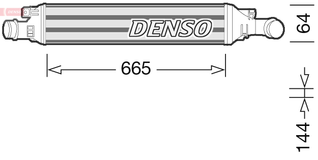 Intercooler DENSO DIT02036
