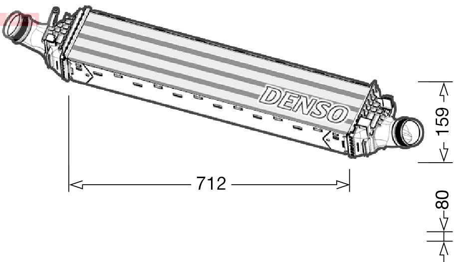 Intercooler DENSO DIT02038