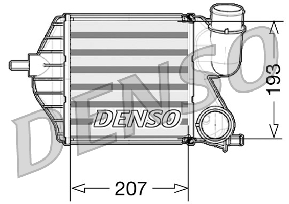 Intercooler DENSO DIT09102