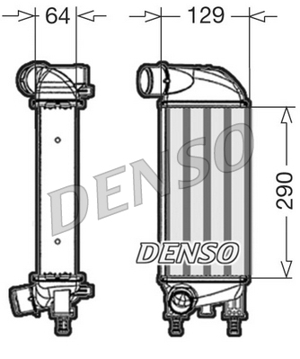 Intercooler DENSO DIT09110