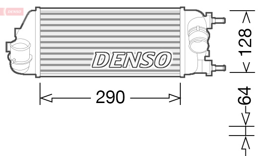 Intercooler DENSO DIT09115