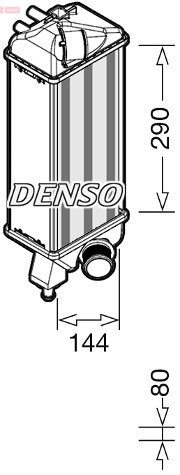 Intercooler DENSO DIT09116