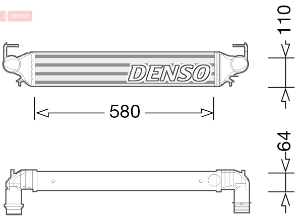 Intercooler DENSO DIT09118