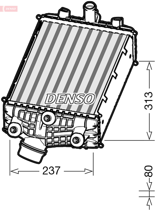 Intercooler DENSO DIT28001