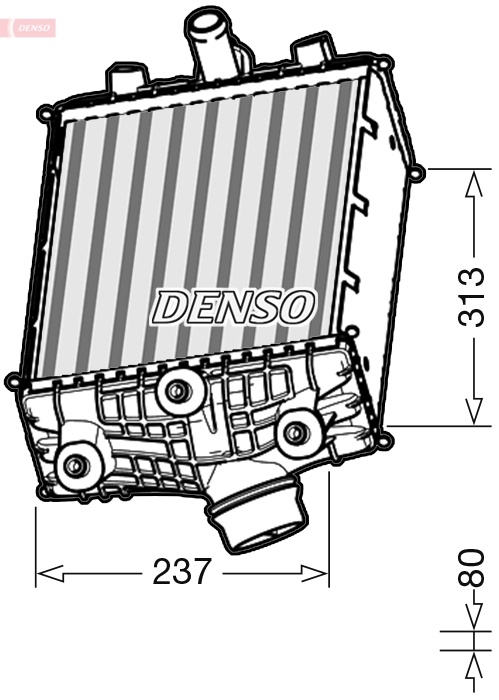 Intercooler DENSO DIT28002
