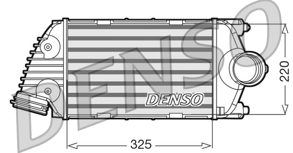 Intercooler DENSO DIT28016