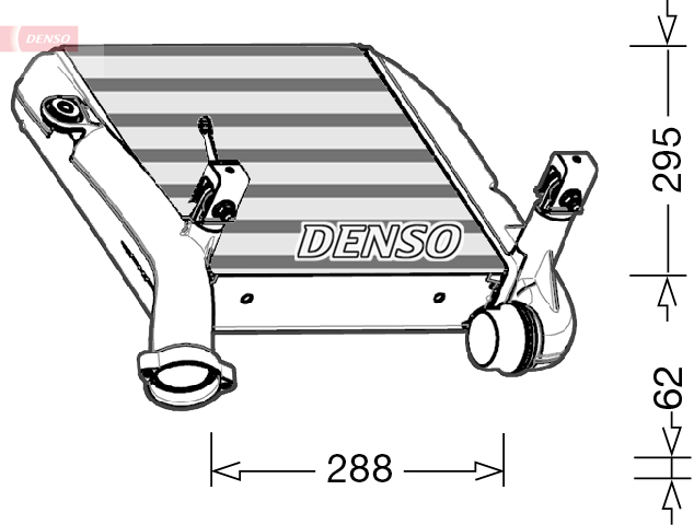 Intercooler DENSO DIT28024