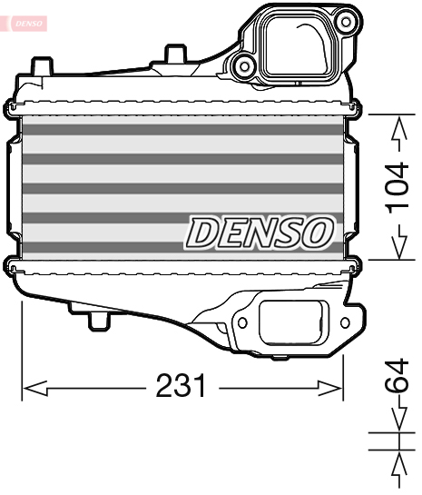 Intercooler DENSO DIT40001
