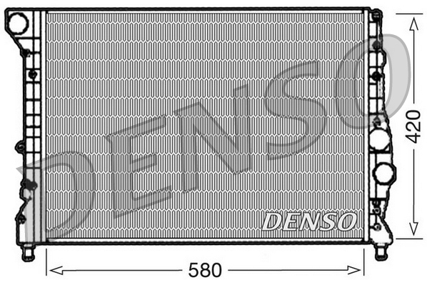 Radiatore, raffreddamento motore DENSO DRM01001