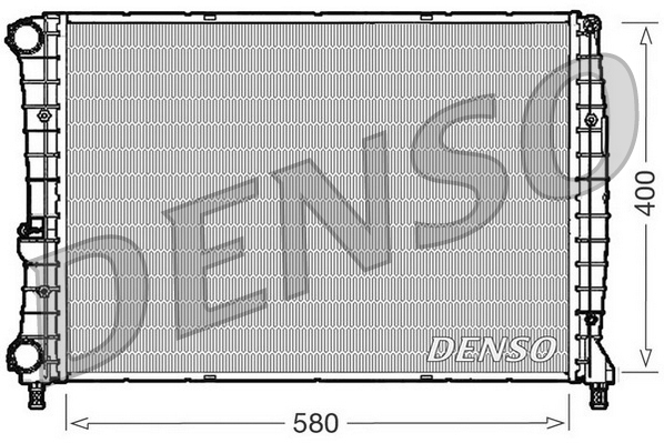 Radiatore, raffreddamento motore DENSO DRM01002