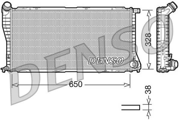 Radiatore, raffreddamento motore DENSO DRM05002