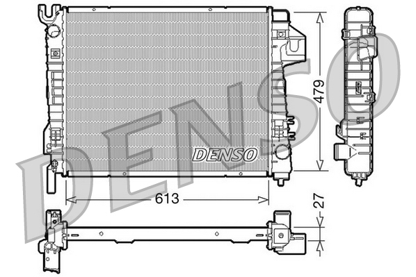 Radiatore, raffreddamento motore DENSO DRM06020