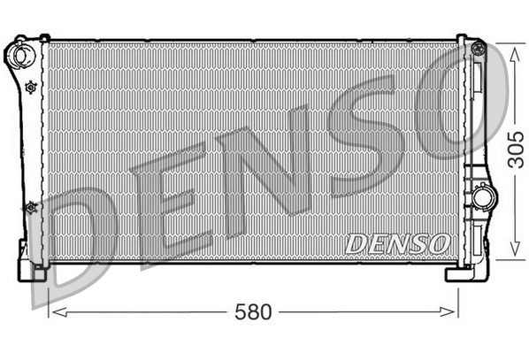 Radiatore, raffreddamento motore DENSO DRM09104