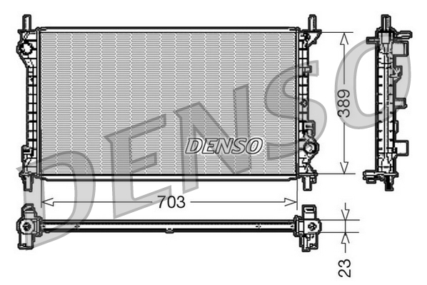 Radiatore, raffreddamento motore DENSO DRM10108