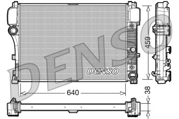 Radiatore, raffreddamento motore DENSO DRM17008
