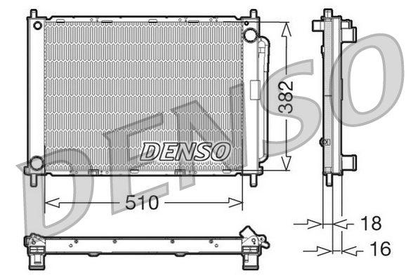Gruppo raffreddamento DENSO DRM23100